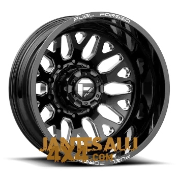 4 Jantes Fuel Mono DE19 FF19D BLACK