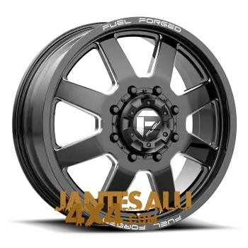 4 Jantes Fuel Mono DE09 FF09D BLACK