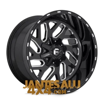 4 Jantes Fuel 1PC D581 TRITON BLACK