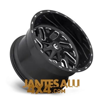 4 Jantes Fuel 1PC D581 TRITON BLACK