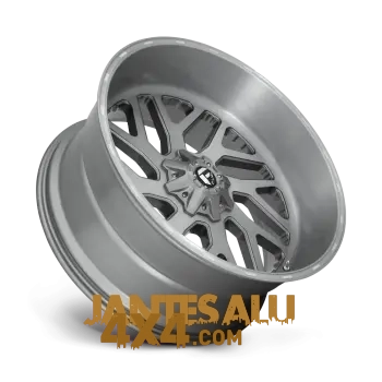 4 Jantes Fuel 1PC D715 TRITON PLATINUM GRAY 2