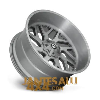 4 Jantes Fuel 1PC D715 TRITON PLATINUM GRAY