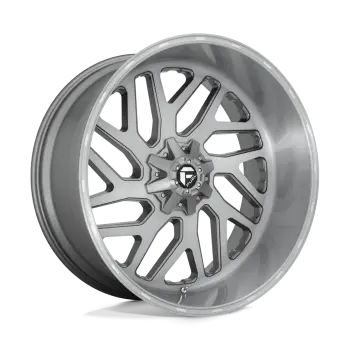 4 Jantes Fuel 1PC D715 TRITON PLATINUM GRAY