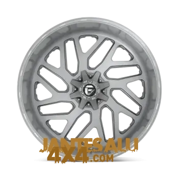4 Jantes Fuel 1PC D715 TRITON PLATINUM GRAY